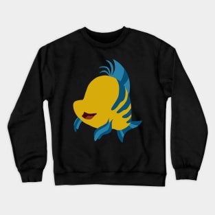 Yellow and Blue Fish Crewneck Sweatshirt